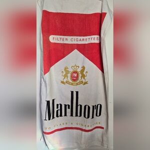Vintage Marlboro Advertisement Beach Towel